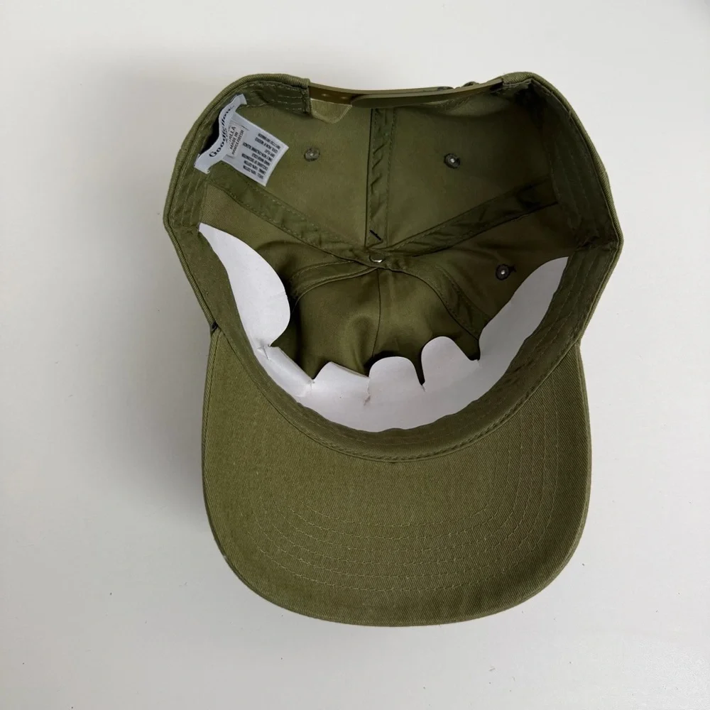 Goodfellow Hat Cap Whos Your Caddy? Golf Golfer Dad Adjustable Olive Green - Picture 10 of 10